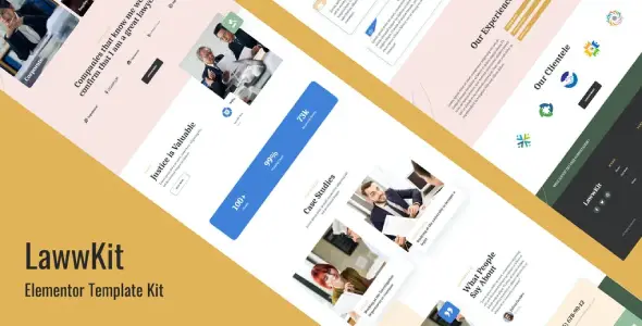 Lawwkit – Legal Practice Elementor Template Kit